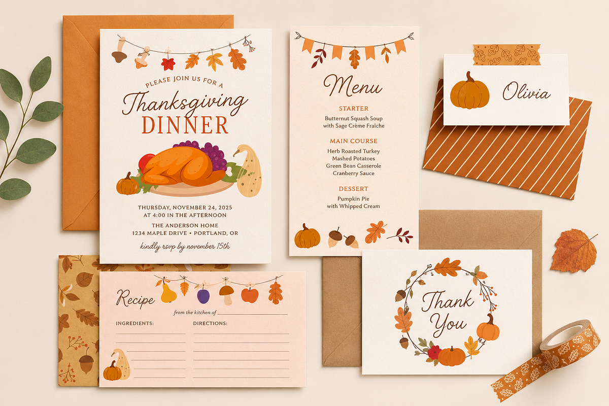 Thanksgiving Illustrations Bundle, a Seasonal Illustration by Anna Studio (Photo 5 of 13)