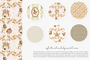 autumn woodland seamless patterns, a Pattern Graphic by Patishop Art (Thumbnail 3 of 10)