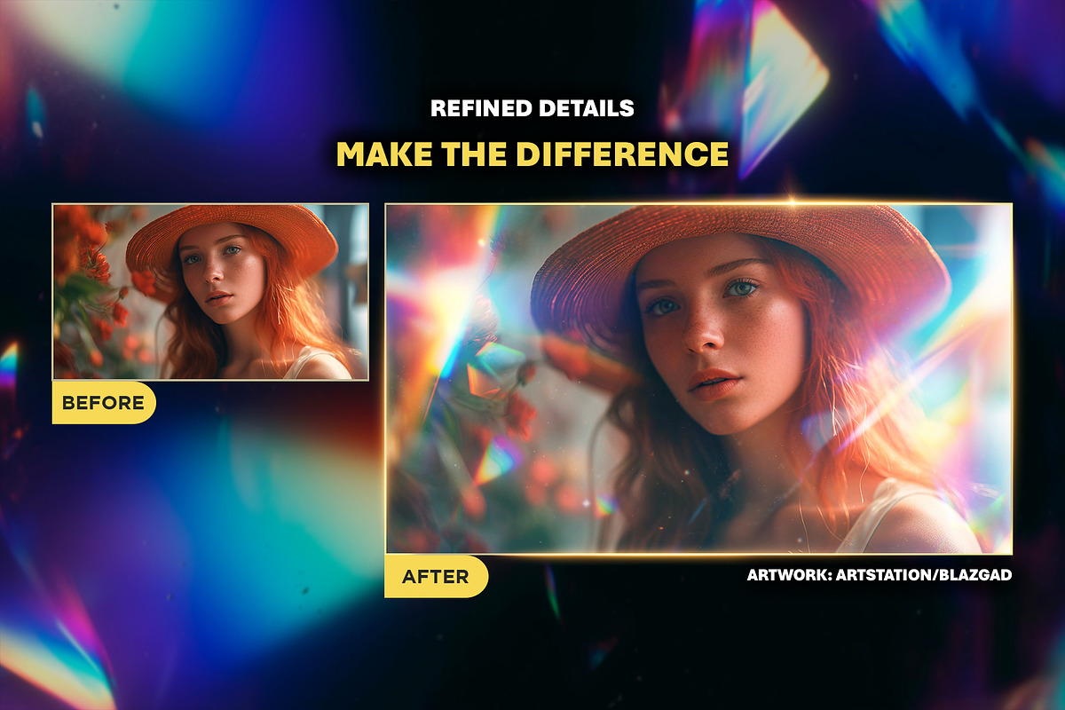 150+ Crystal Light Leaks Overlays, an Object Graphic by Mikel Blazgad (Photo 6 of 11)