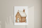 Cozy White Christmas Clipart Set, a Decorative Illustration by Pati Charm Studio (Thumbnail 7 of 7)
