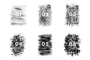 12 BLACK INK Handcrafted Textures, a Texture Graphic by BooTique (Thumbnail 2 of 6)