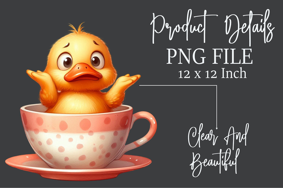 Watercolor Quirky Duck Clipart, an Animal Illustration by Rose Art (Photo 5 of 5)