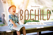 Bochild | Font Duo, a Script Font by zuzulgo (Thumbnail 1 of 5)
