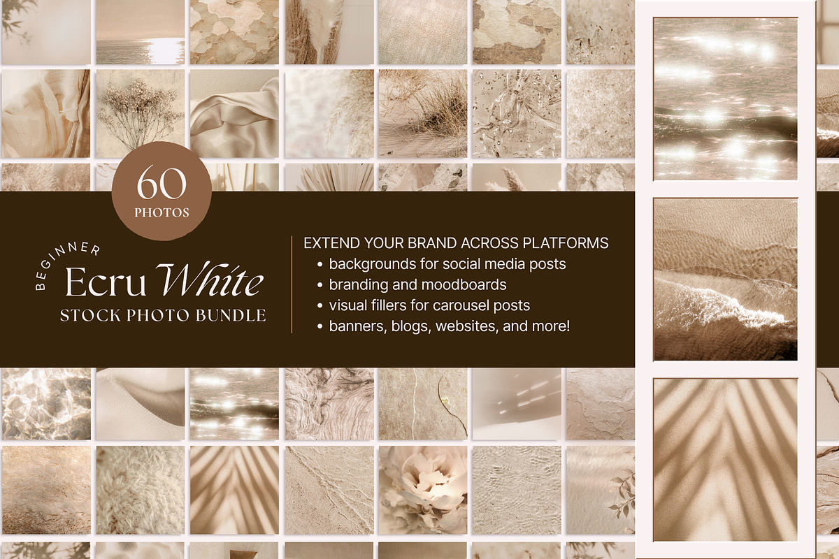 Ecru White Social Media Branding Kit preview 6