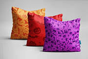 Halloween patterns and icons pack, a Pattern Graphic by Holovei (Thumbnail 4 of 6)