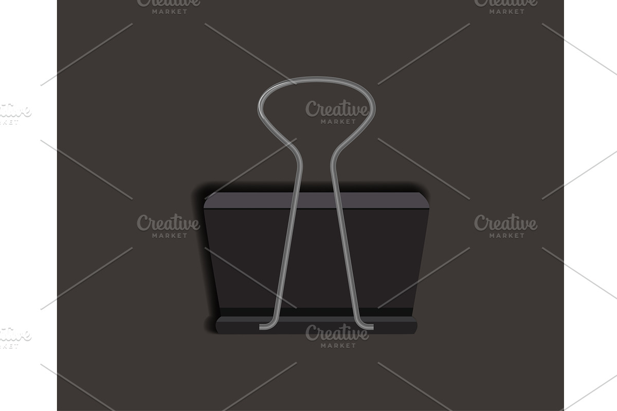 Realistic vector paper clip, an Object Illustration by Things for designers