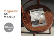 A4 Magazine Mockups PSD, a Books & Magazine Mockup by GreatFruit (Thumbnail 1 of 13)