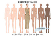 Colored Fashion Figures, a Person Illustration by Art by Lin (Thumbnail 1 of 5)