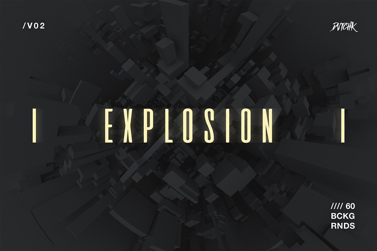 Explosion | 3D Backgrounds V02, a Background Graphic by dvtchk (Photo 5 of 8)