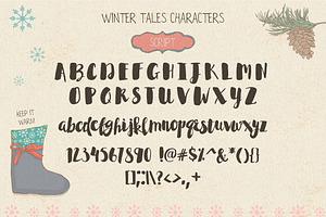 Winter Tales Font Trio Extras