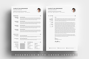 Clean Resume/CV With Cover Letter, a Resume Template by White Graphic (Thumbnail 2 of 3)
