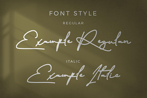 Fahira Signature Style Font