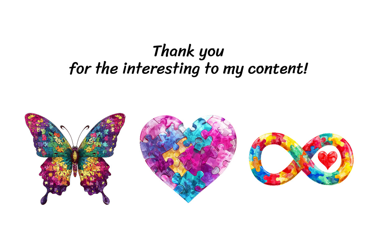 Watercolor Autism Awareness Clipart, a Healthcare Illustration by InkyQueenArt (Photo 5 of 5)