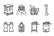 410 Honey Farm Vector Icons, an Outline Icon by adenpinkstore (Thumbnail 3 of 3)