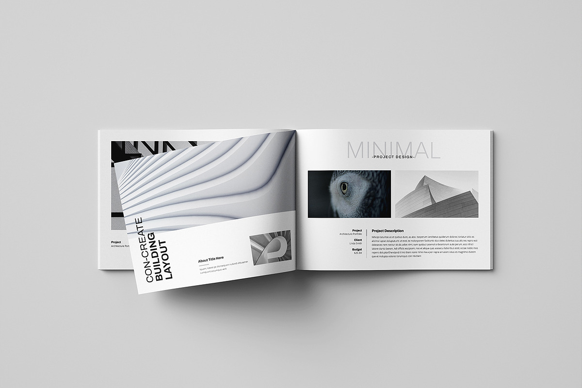 Architecture Portfolio Brochure, a Brochure Template by Spark_Creative (Photo 6 of 11)