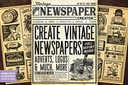 Vintage Newspaper Creator, a Brushes & More by The Artifex Forge (Thumbnail 1 of 23)