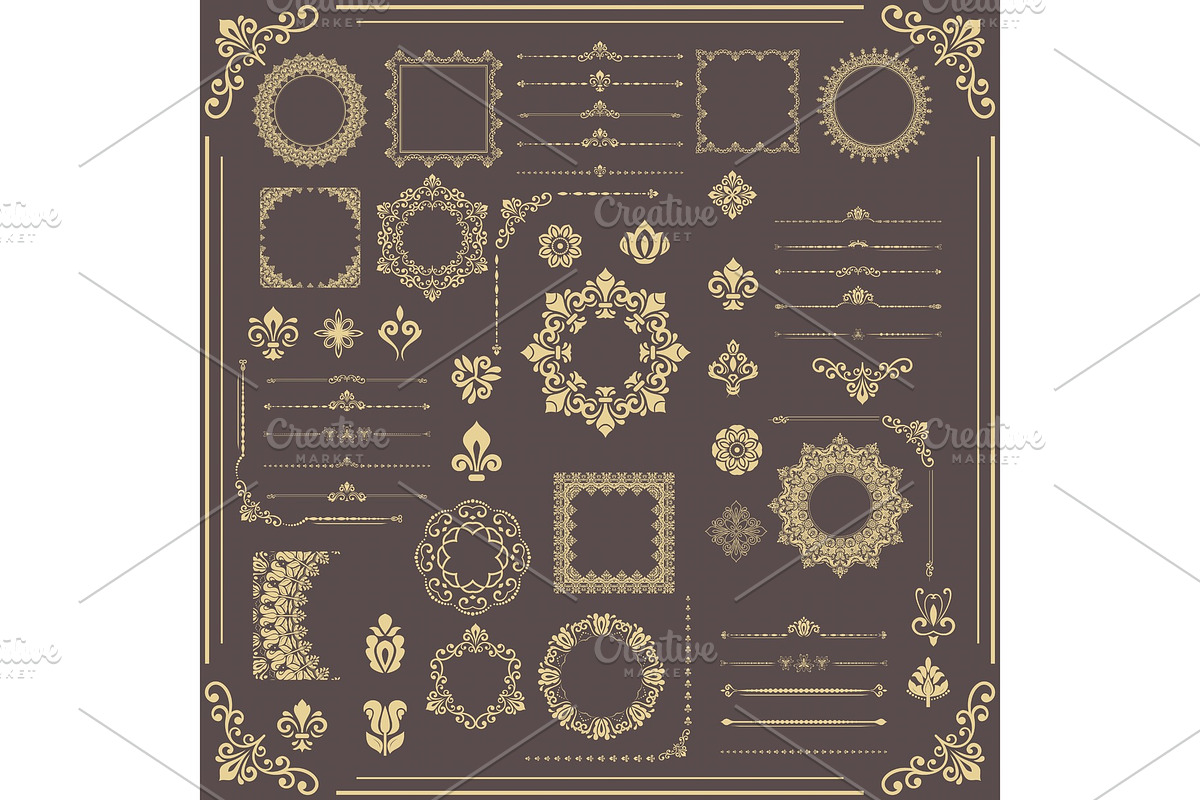 Vintage Set of Patterns, a Pattern Graphic by FineArtStudio (Photo 1 of 3)