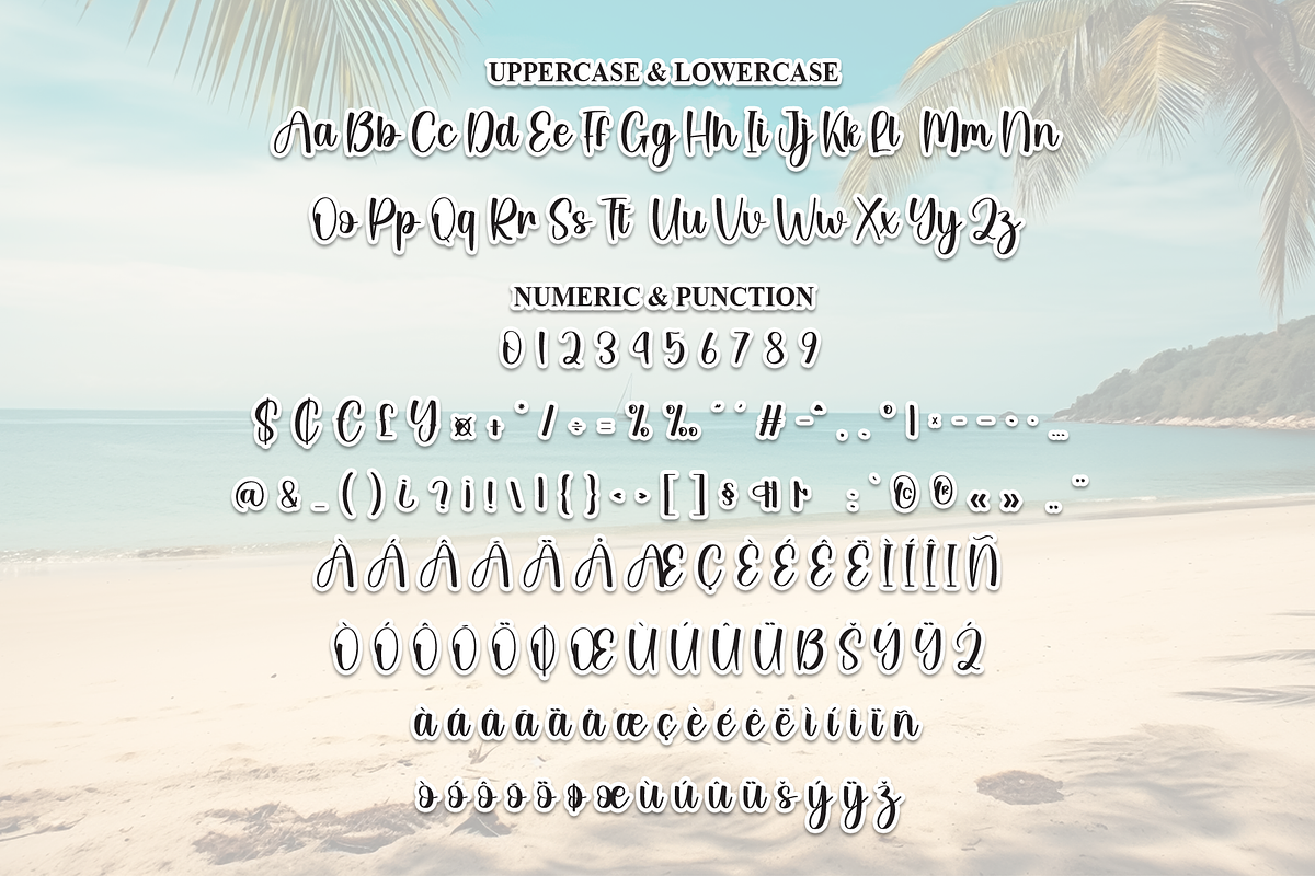 Summer Beach | Script Font, a Handwritten Font by Scratchones (Photo 7 of 9)
