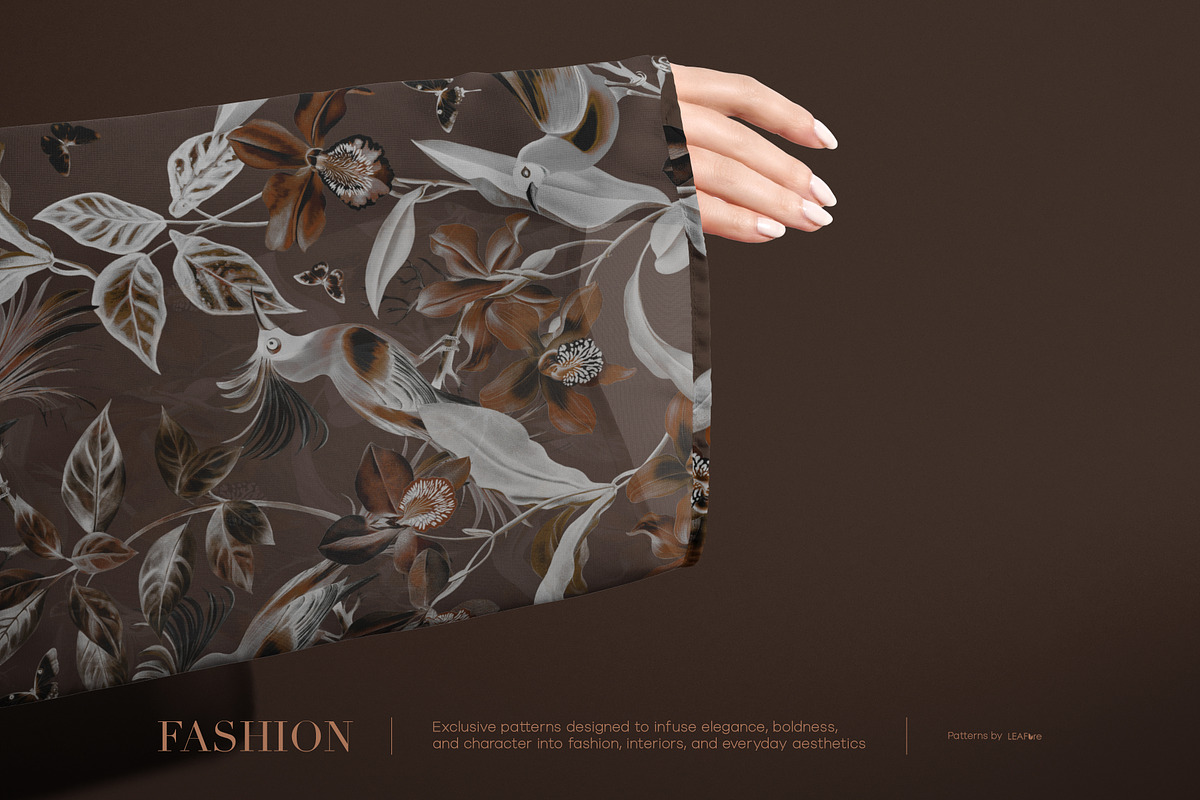 Elori Exotic Watercolor Patterns, a Pattern Graphic by LEAFure (Photo 5 of 10)
