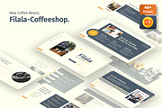 Filala - Coffee Shop Powerpoint, a Presentation Template by Dhabee (Thumbnail 1 of 7)