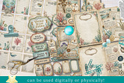 Coastal Dream Junk Journal Kit, an Object Graphic by Traveling Designer (Thumbnail 3 of 6)
