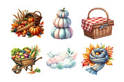 Autumn Fall Days Clipart Bundle, an Illustration by Daily.Designs (Thumbnail 3 of 5)