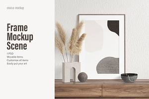Frame Scene Mockup - A and B series