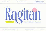 Ragitan Bold Tall Serif Display, a Serif Font by timelesstype.co (Thumbnail 1 of 20)