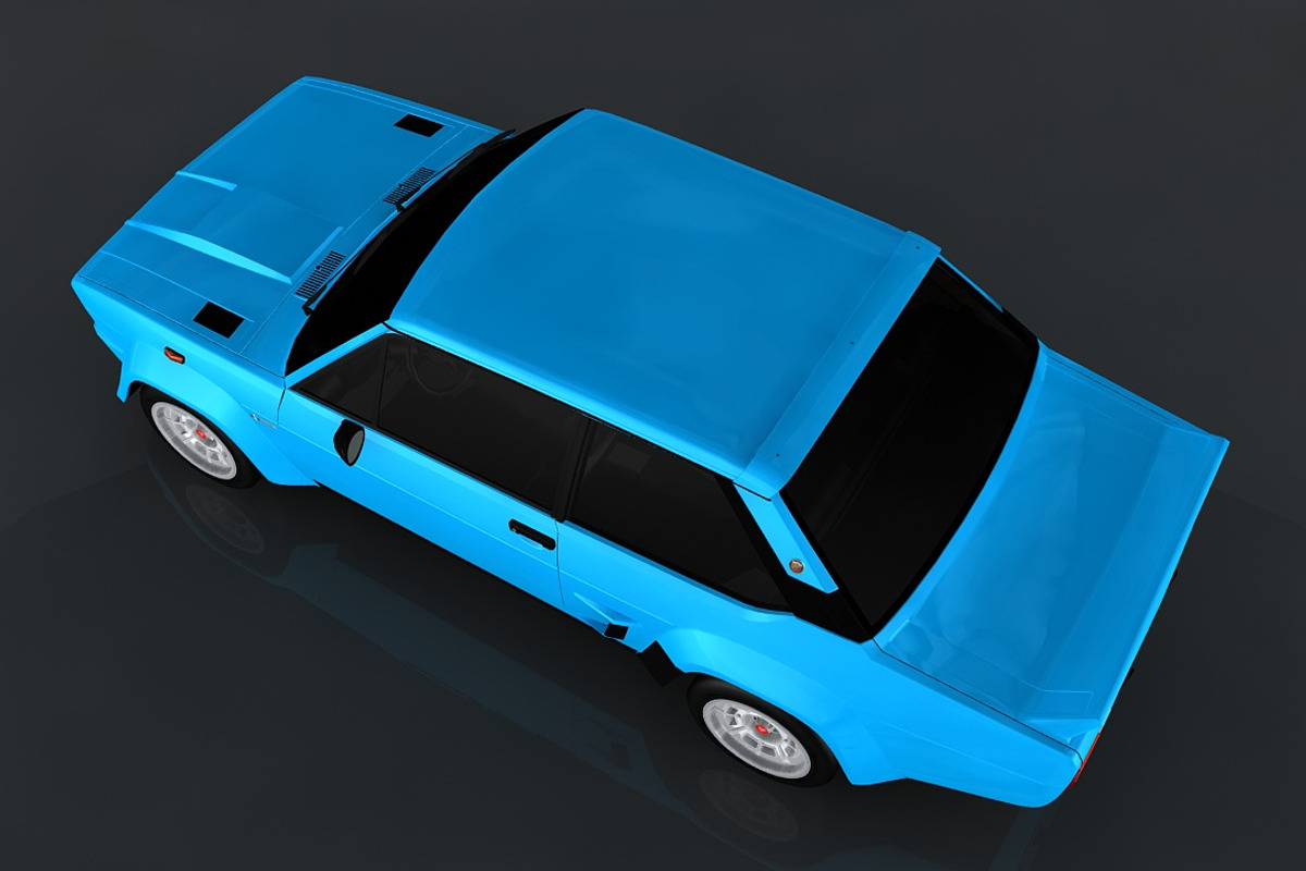 FIAT 131 Abarth Rally Stradale, a Cars & Vehicle 3D Model by valtriiu (Photo 7 of 12)