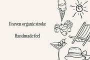 Tropical Doodle - Hand-Drawn Set, a Seasonal Illustration by Invisual Studio (Thumbnail 3 of 13)