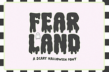 Fear Land | Spooky Halloween Font