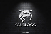 Shiny Logo On Wall Mockup, a Mockup by WudelMbois Studio (Thumbnail 1 of 3)