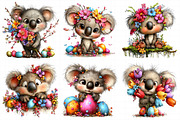 Whimsical Easter Koala Clipart, an Illustration by Daily.Designs (Thumbnail 3 of 7)