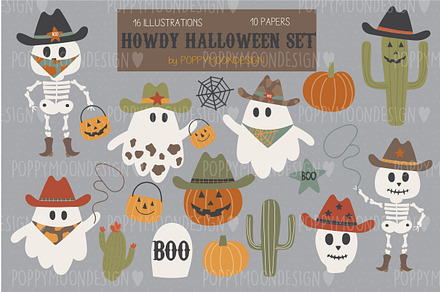 Howdy halloween set
