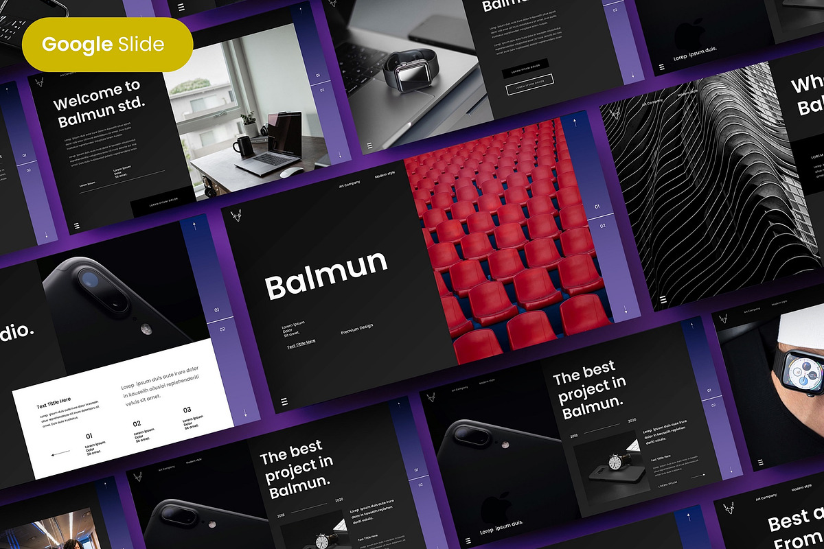 Balmun - Business Google Slide, a Presentation Template by Dens Creative Studio (Photo 1 of 6)