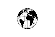Global Earth World Map Icon Bundle, an Icon by musafir_fashion (Thumbnail 2 of 10)