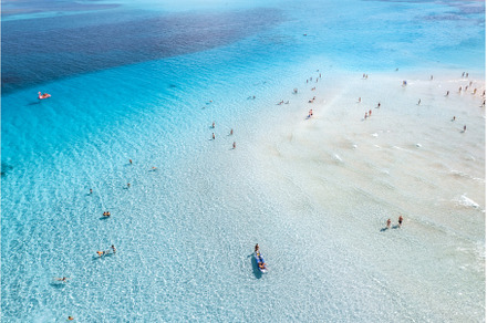 Aerial view of amazing sea coast, a Nature Photo by den-belitsky