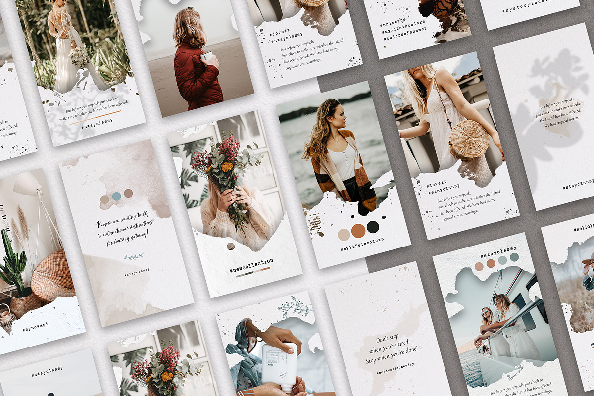 Canva Instagram Posts & Stories Pack, a Social Media Template by SilverStag Type Foundry (Photo 6 of 48)