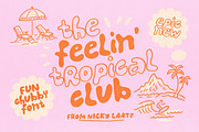 Feelin Tropical Font Set, a Handwritten Font by Nicky Laatz (Thumbnail 1 of 13)