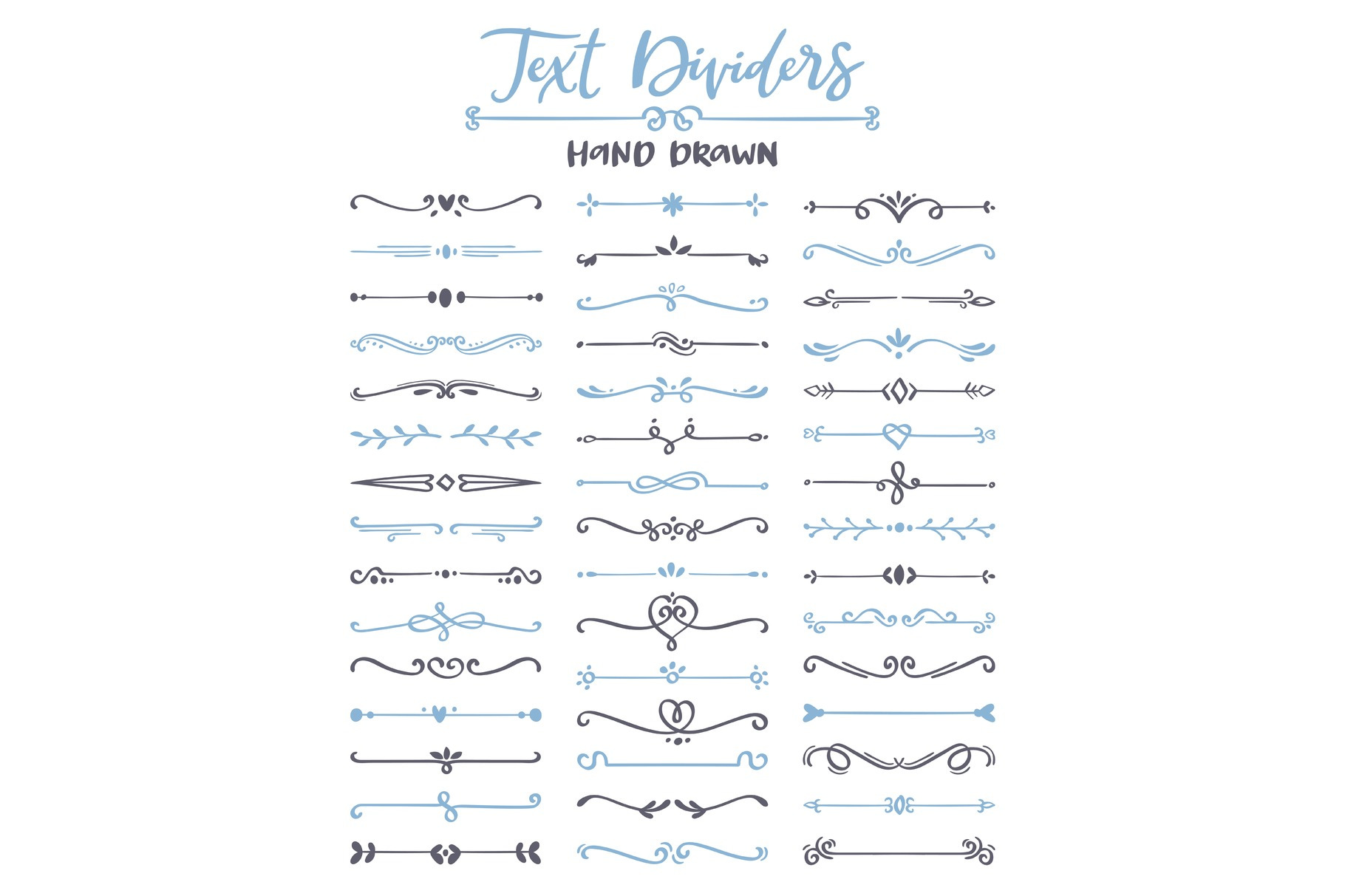 Border vector divider and bordering line or frame for decoration ...