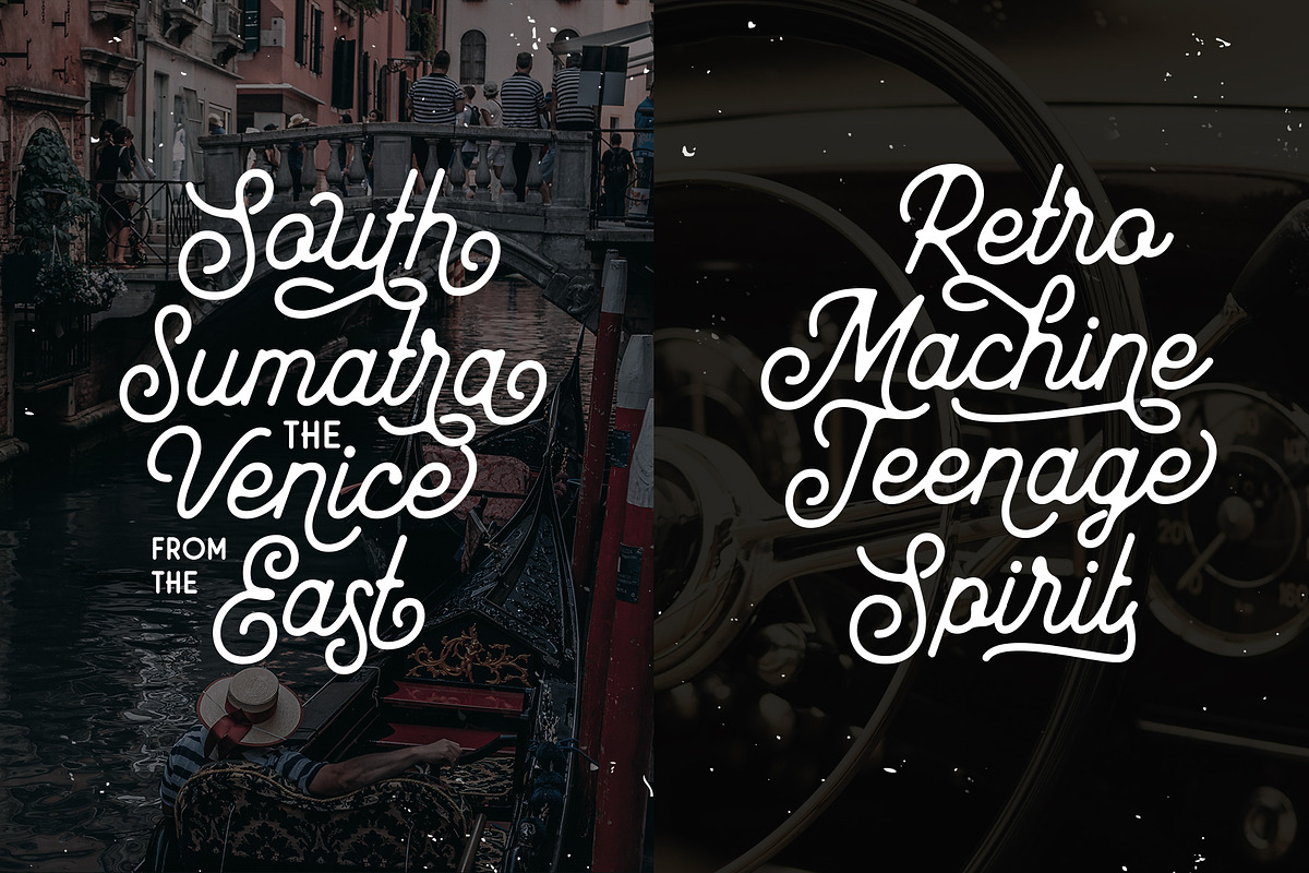 Mayhena Monoline Font preview 8