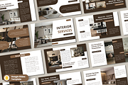 Interior Services - Google Slides, a Presentation Template by QR Design Studio (Thumbnail 1 of 3)
