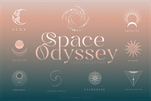 Space Odyssey Logo Gradient