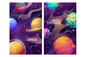 Space And Galaxy Universe Planets