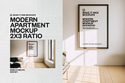 Modern Apartment Poster Mockup, a Household Mockup by makeitnicemockups (Thumbnail 2 of 7)