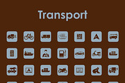 42 TRANSPORT simple icons, an Icon by Palau (Thumbnail 1 of 5)
