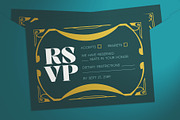 Vintage Wedding Invitation Suite, an Invitation Template by The Good Store (Thumbnail 3 of 4)