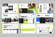 Event Calendar Google Slides, PPoint, a Presentation Template by Fit-tee (Thumbnail 3 of 4)