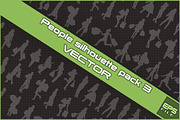 People silhouette VECTOR pack 3, a Person Illustration by stallfish's art store (Thumbnail 1 of 2)
