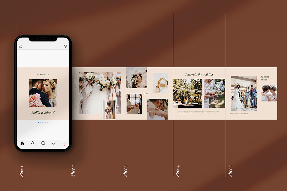 Amore - Wedding Gallery Carousel, a Social Media Template by Visuel Colonie® (Photo 8 of 13)